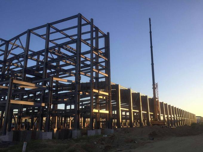 Большой протяженность Преfabricated Steel Structure Building Warehouse Workshop Construction Prefab Metal Industrial H Section Beam Строение складской мастерской Строительство 2